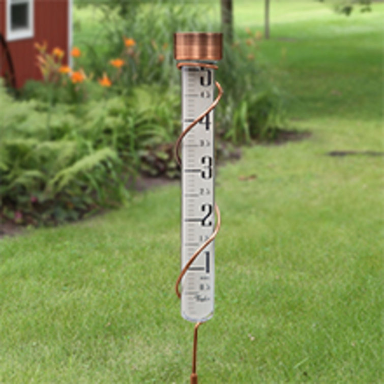 Taylor Precision Products, Heritage Collection Glass Rain Gauge, 5 Inch